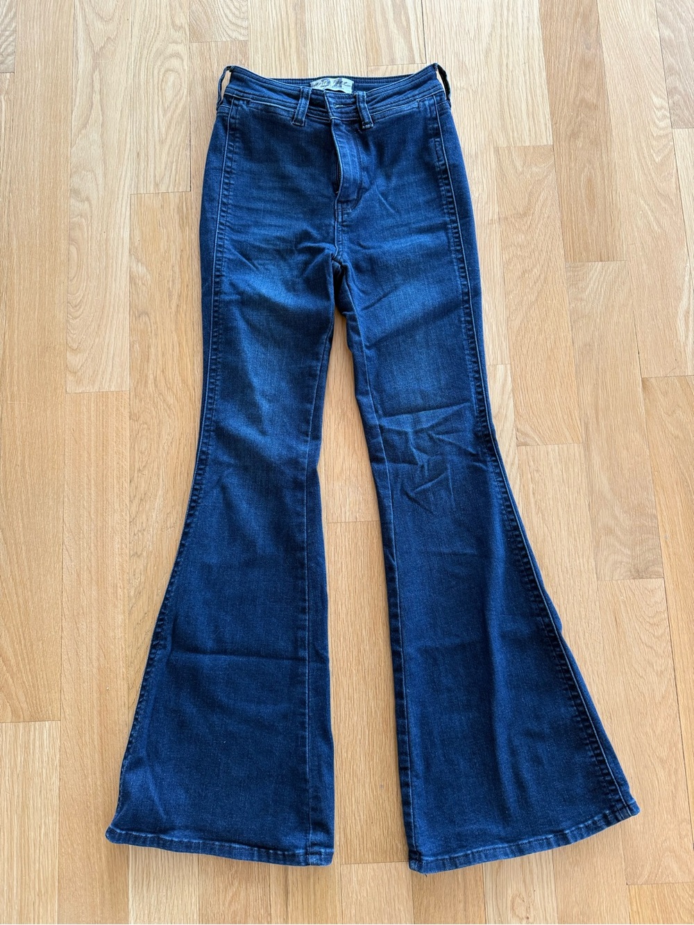 Free People - Dark Blue Women's Flared Jeans - 24